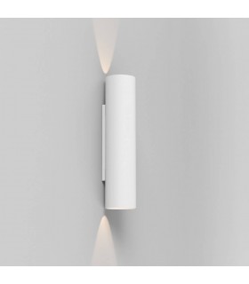 LED Wall Light Textured White - 1