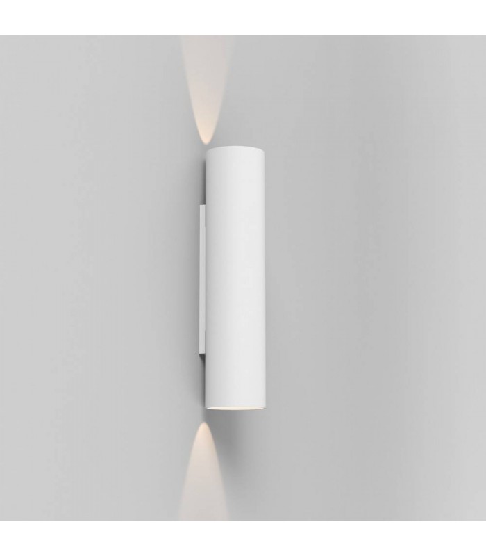 LED Wall Light Textured White - 1