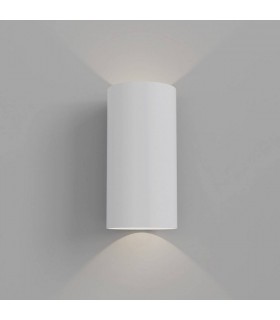 LED Wall Light Textured White - 1
