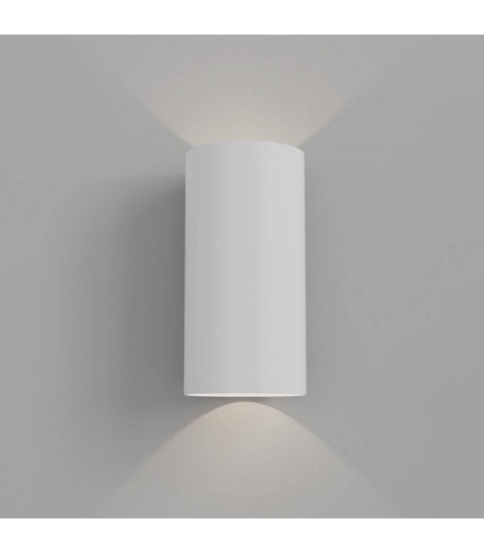 LED Wall Light Textured White - 1