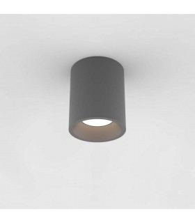 Outdoor Round Surface Mounted LED Downlight Textured Grey IP65 - 1