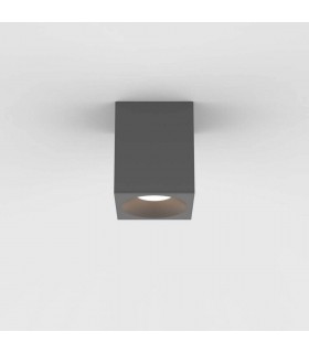 Outdoor Square Surface Mounted LED Downlight Textured Grey IP65 - 1
