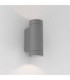 LED Outdoor Wall Light Textured Grey IP54, GU10 - 1