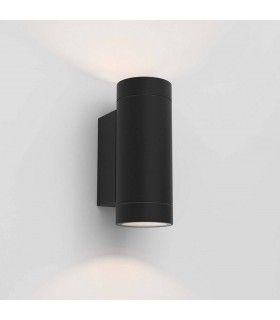 LED Outdoor Wall Light Textured Black IP54, GU10 - 1