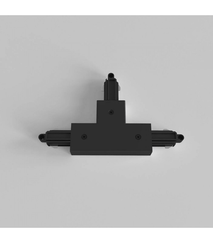 T Connector Right Farside Earth Track Lighting Matt Black - 1