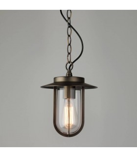 Outdoor Pendant Light Bronze IP44, E27 - 1