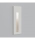 Outdoor LED Recessed Marker Wall Light Textured White IP65 - 1