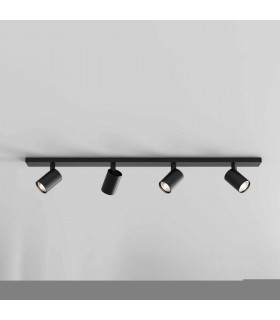 Four Bar Spotlight Matt Black, GU10 - 1