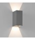 LED Outdoor Wall Light Textured Grey IP65 - 1