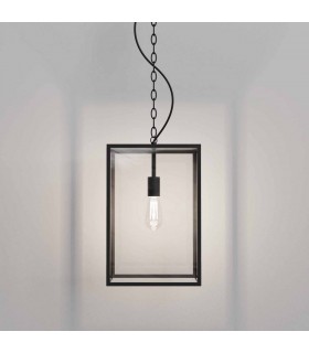 Outdoor Pendant Light Textured Black, E27 - 1