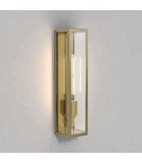 LED Outdoor Wall Light Natural Brass IP44, E27 - 1
