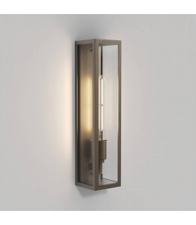 LED Outdoor Wall Light Bronze IP44, E27 - 1