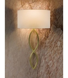 Wall Light Matt Gold (Shade Not Included), E27 - 2