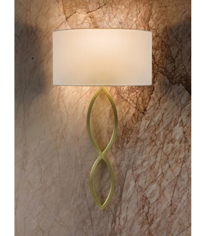 Wall Light Matt Gold (Shade Not Included), E27 - 2