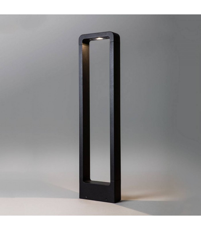 Outdoor LED Bollard Textured Black IP54 - 2
