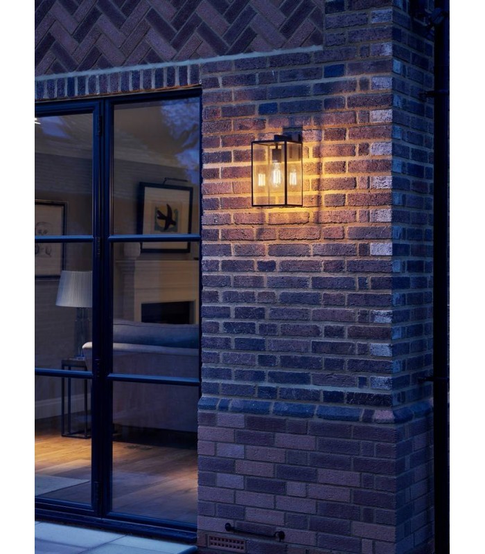 Outdoor Wall Light Textured Black IP23, E27 - 3