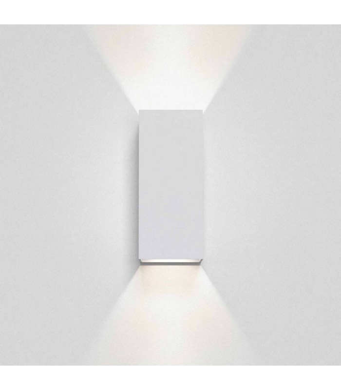 LED Wall Light Textured White - 2