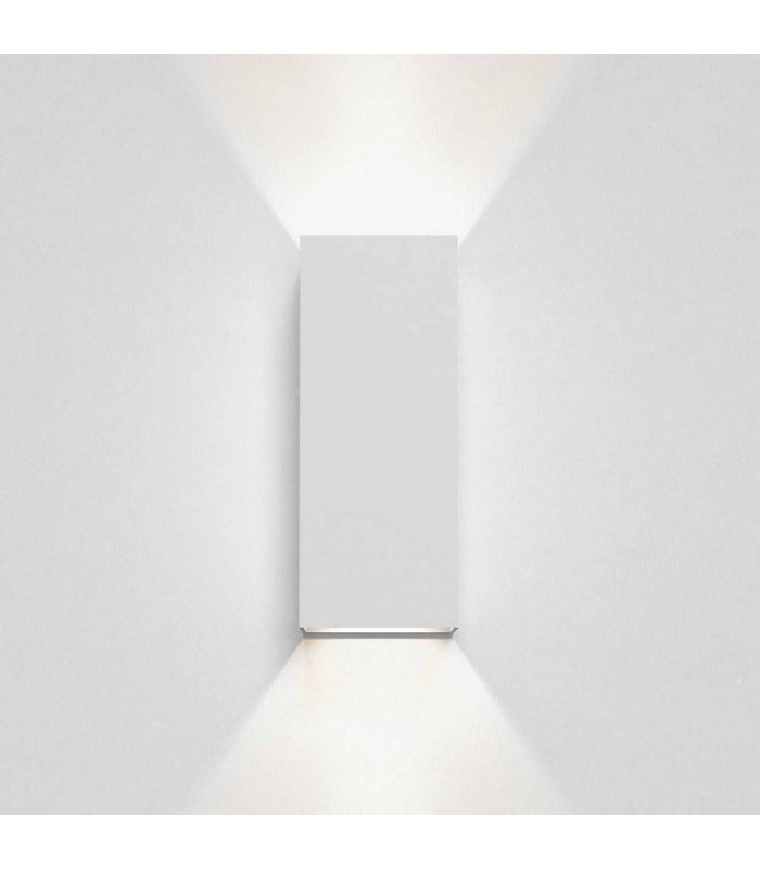 LED Wall Light Textured White - 2