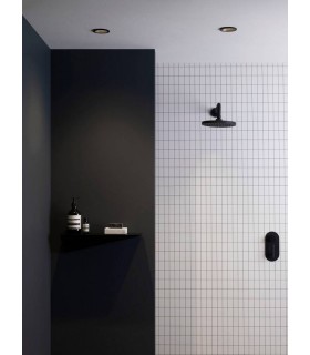 Bathroom Recessed Downlight IP65 Matt Black, GU10 - 2