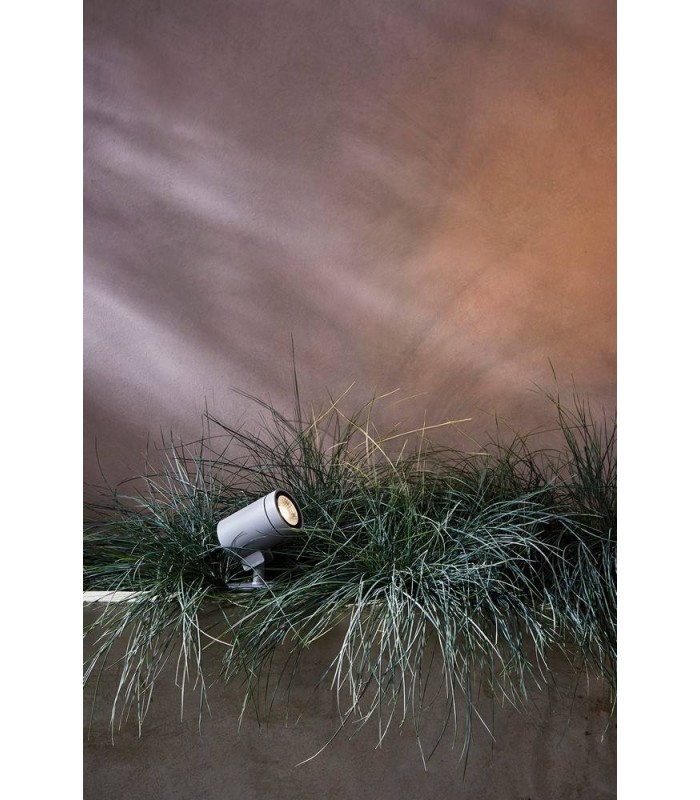 Spike Spot LED Outdoor Spotlight Textured Grey IP65 - 2