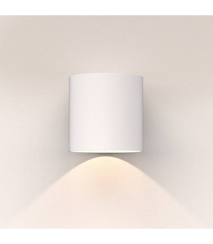 LED Wall Light Textured White - 2