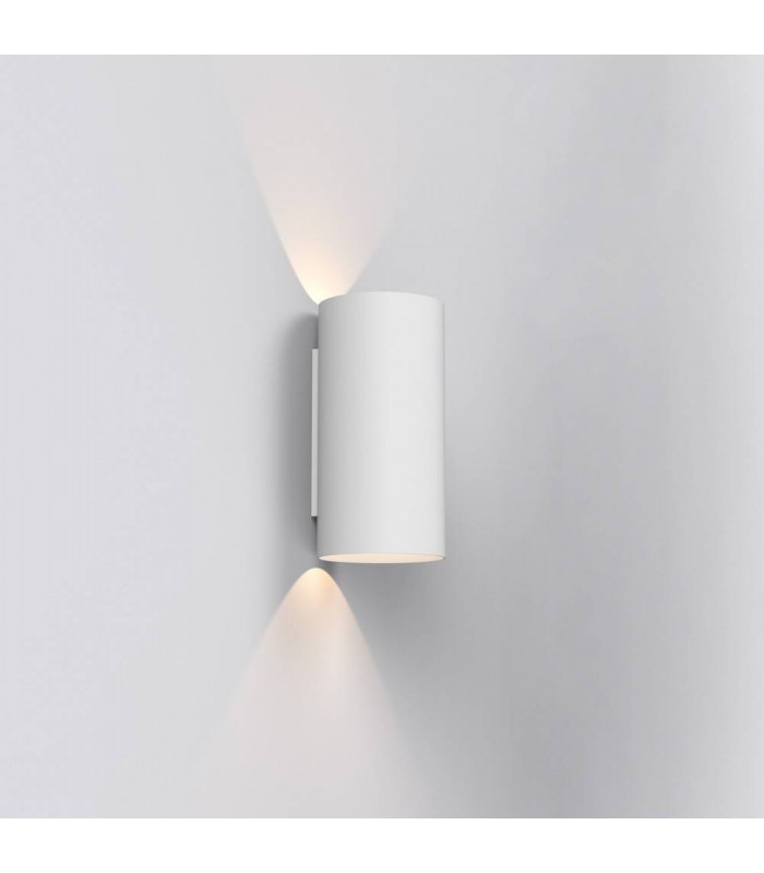LED Wall Light Textured White - 2