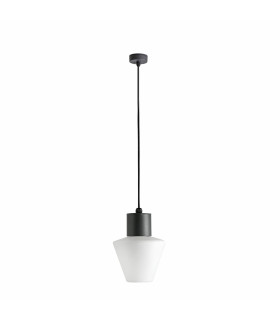 Mistu Outdoor Pendant Ceiling Light Dark Grey 1x E27 IP44-1