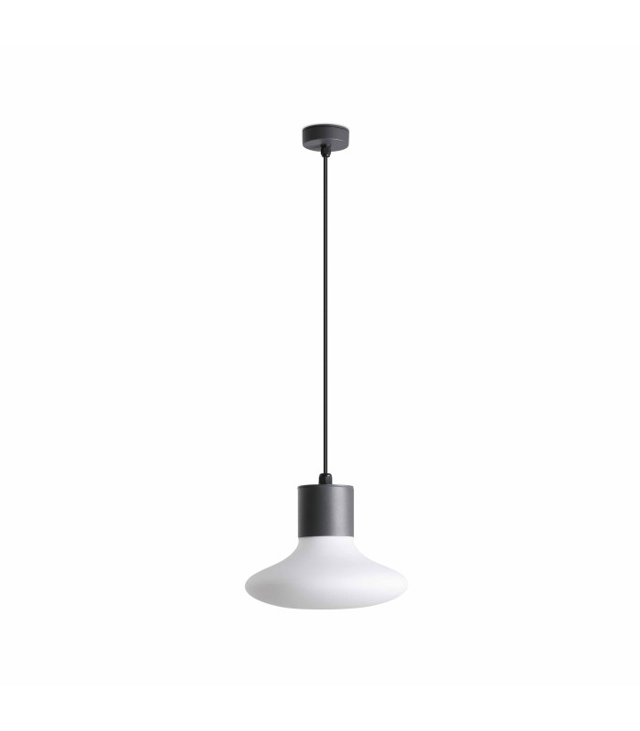 Blubs Outdoor Pendant Ceiling Light Dark Grey 1x E27 IP44-1