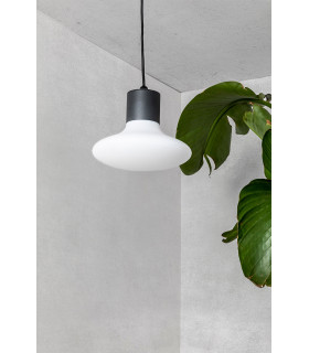Blubs Outdoor Pendant Ceiling Light Dark Grey 1x E27 IP44-2