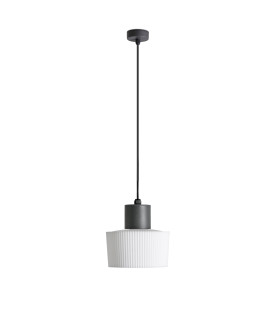 Muffin Outdoor Pendant Ceiling Light Dark Grey 1x E27 IP44-1