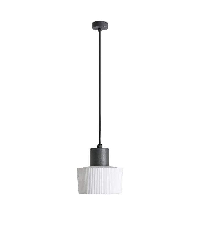 Muffin Outdoor Pendant Ceiling Light Dark Grey 1x E27 IP44-1