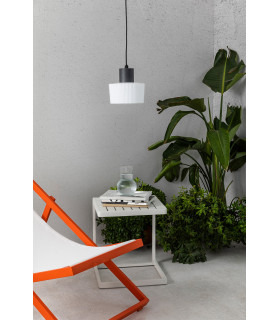 Muffin Outdoor Pendant Ceiling Light Dark Grey 1x E27 IP44-2