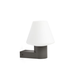 Mistu Outdoor Modern Wall Lamp Dark Grey 1x E27 IP44-1