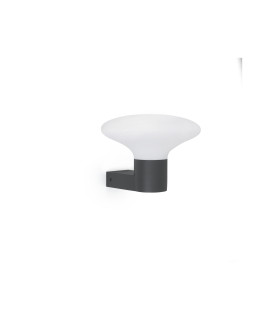 Blubs Outdoor Modern Wall Lamp Dark Grey 1x E27 IP44-1