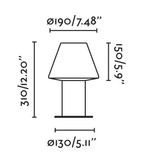 Mistu Outdoor Pedestal Light Dark Grey 1x E27 IP44-2