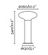 Blubs Outdoor Bollard Dark Grey 1x E27 IP44-2