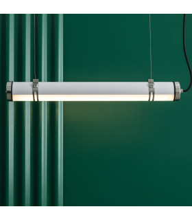 Scuba 60cm Outdoor Pendant Ceiling Light Chrome IP66 3000K-2