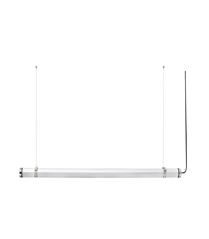 Scuba 120cm Outdoor Pendant Ceiling Light Chrome IP66 3000K-1