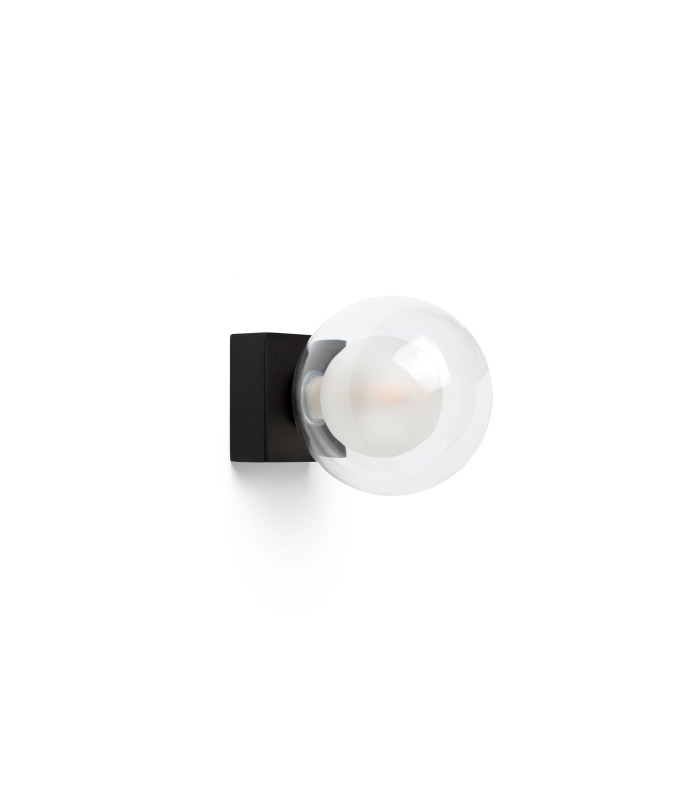 Perla Bathroom Wall Lamp Black 1x G9 IP44-1