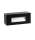 Dart Recessed Wall Lamp Matt Black IP65 3000K-1