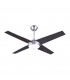 1 Light Ceiling Fan Satin Nickel - 1