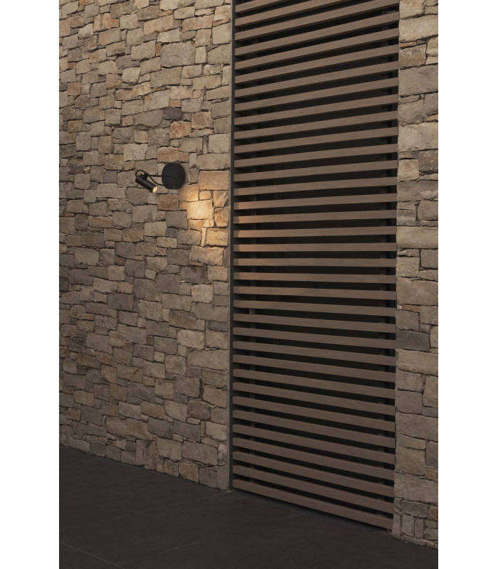 Clap Outdoor Spotlight Black IP65 3000K-2
