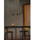 Clap Linear 3x6W Outdoor Pendant Ceiling Light Black IP65 3000K-2