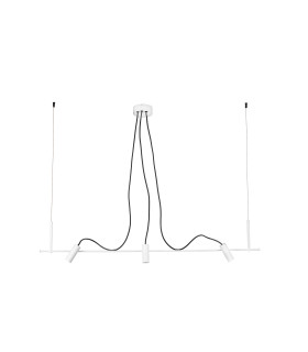 Clap Linear 3x6W Outdoor Pendant Ceiling Light White IP65 3000K-1