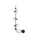 Clap Linear Wall 3x6W Outdoor Spotlight Black IP65 3000K-1