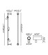 Clap Linear Wall 3x6W Outdoor Spotlight Black IP65 3000K-3