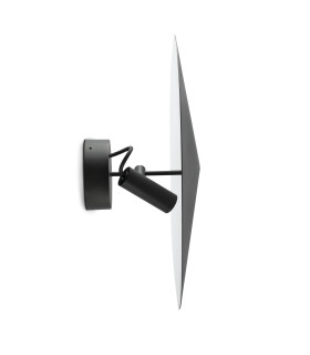 Clap Outdoor Spotlight Black White & Black IP65 3000K-1