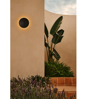 Clap Outdoor Spotlight Black White & Black IP65 3000K-2