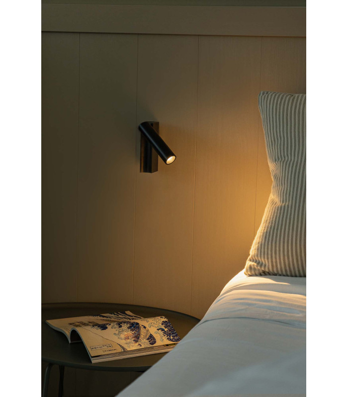 Cronos Reading Wall Light Matt Black 2700K-2