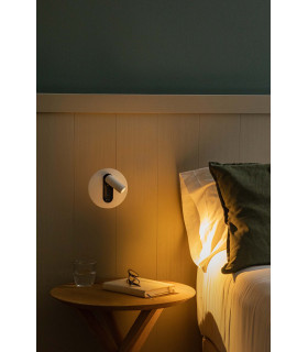 Timit USB C Reading Wall Light Matt White 2700K-2